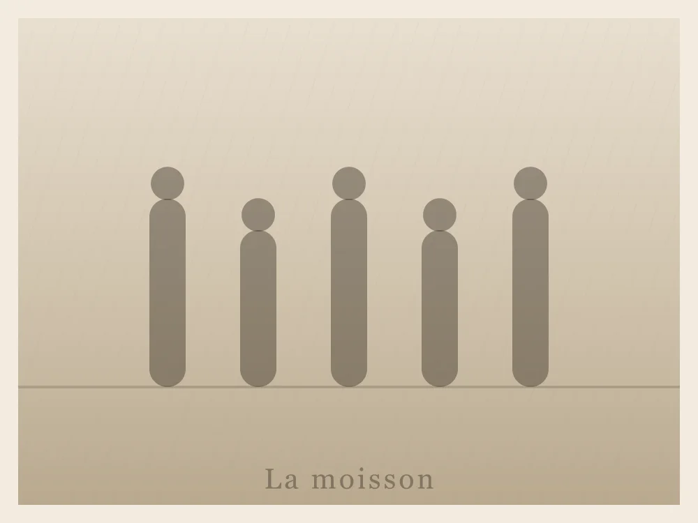 Visuel de réserve illustré : La moisson chez les voisins